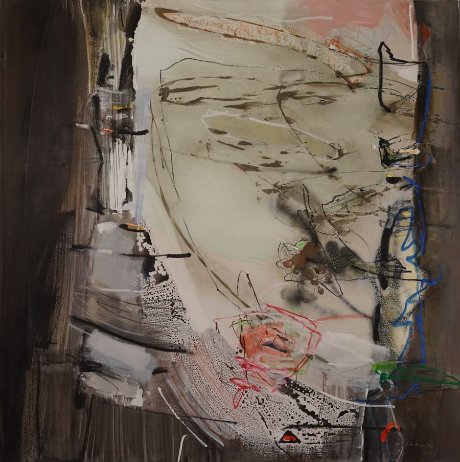 Das Bild zeigt das Werk der rumänsichen Künstlerin Maria Balea mit dem Titel "Waiting for spring"