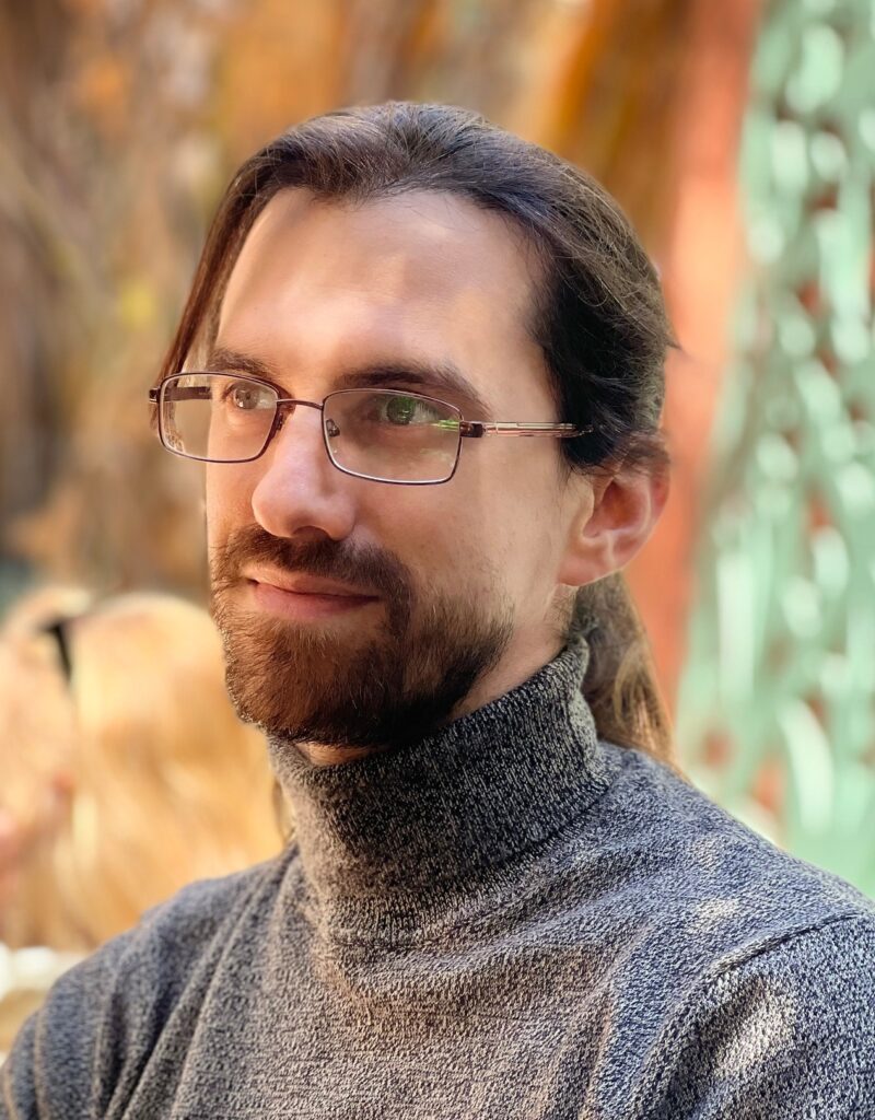 Portraitbild des griechischen Künstlers Stamatis Kanellopoulos