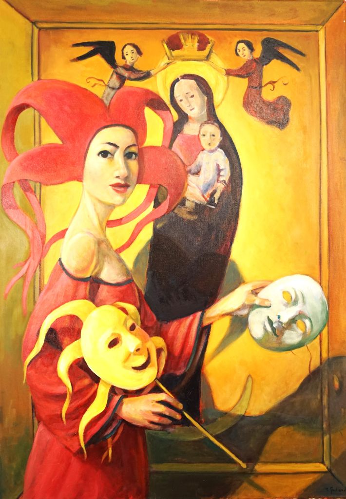 Kunstwerk Mit dem Titel La Dama dalla Perla