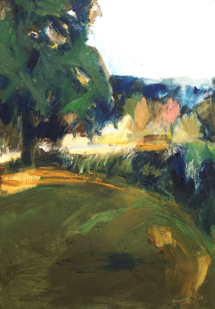 Kunstwerk mit dem Titel Blick von der Hengstberghütte Ybbs/Donau