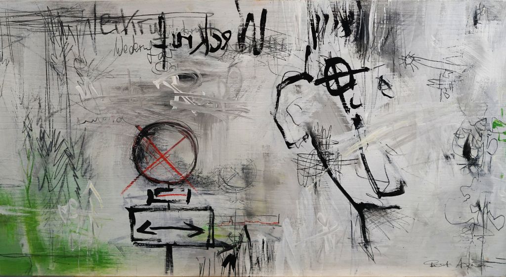 Kunstwerk mit dem Titel IV Donauschild (Diptychon)