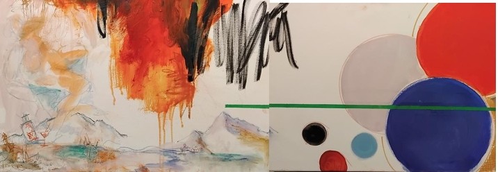 Diptychon mi dem Titel Joy of Life