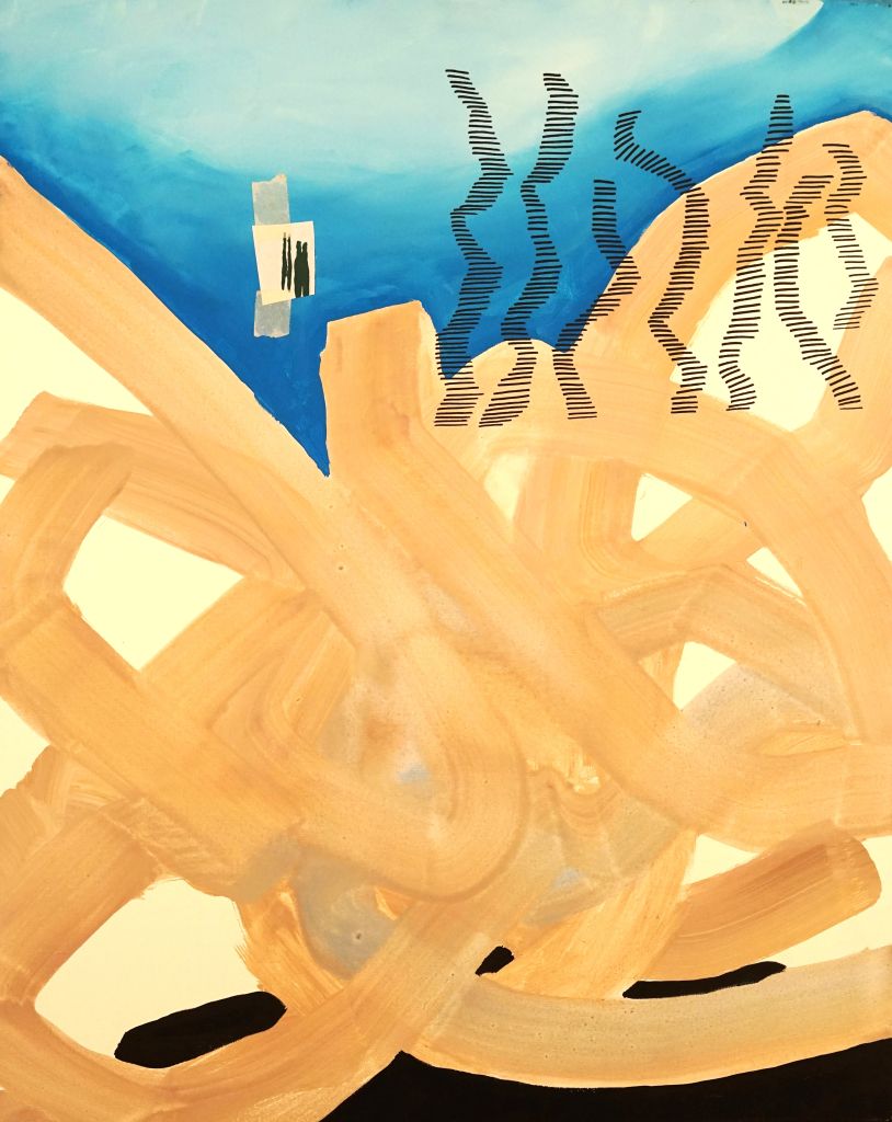 Kunstwerk mit dem Titel „Donauschlingen“ I