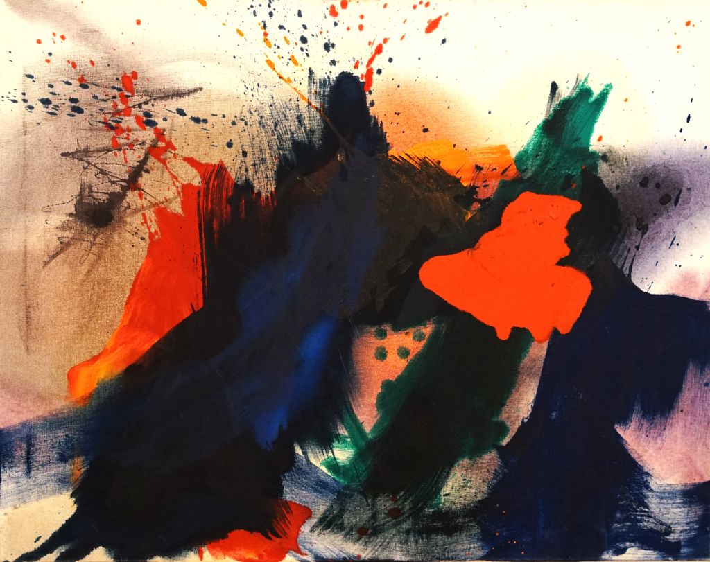 Kunstwerk mit dem Titel Brennen am Horizont