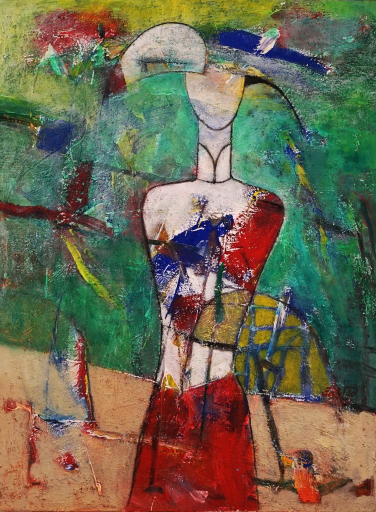 Kunstwerk mit dem Titel Wandelnde Seele 1