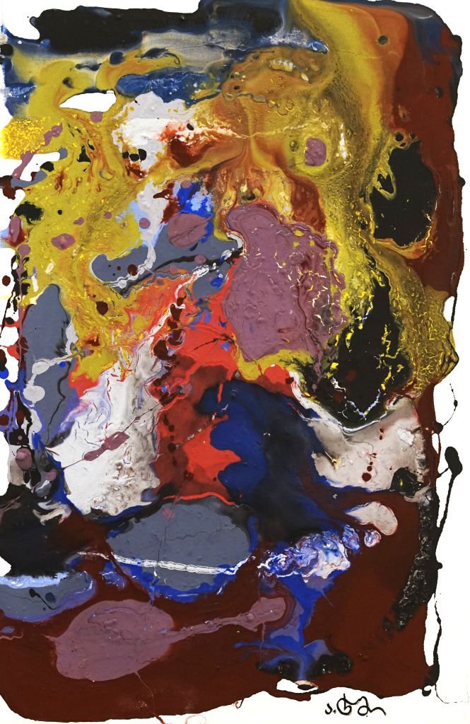 Kunstwerk mit dem Titel Abstrakcione 1