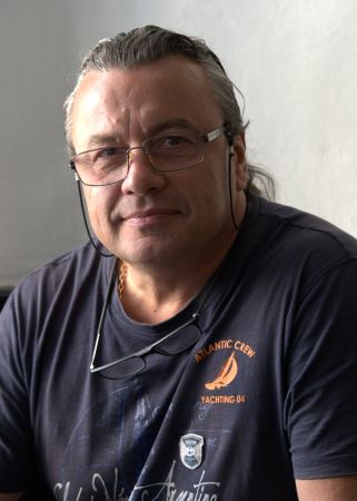 Portraibild des georgischen Malers Vladimer Sharashidze