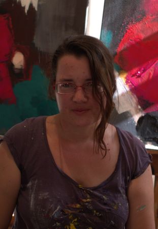 Portraitbild der österreichischen Künstlerin Monika Herschberger