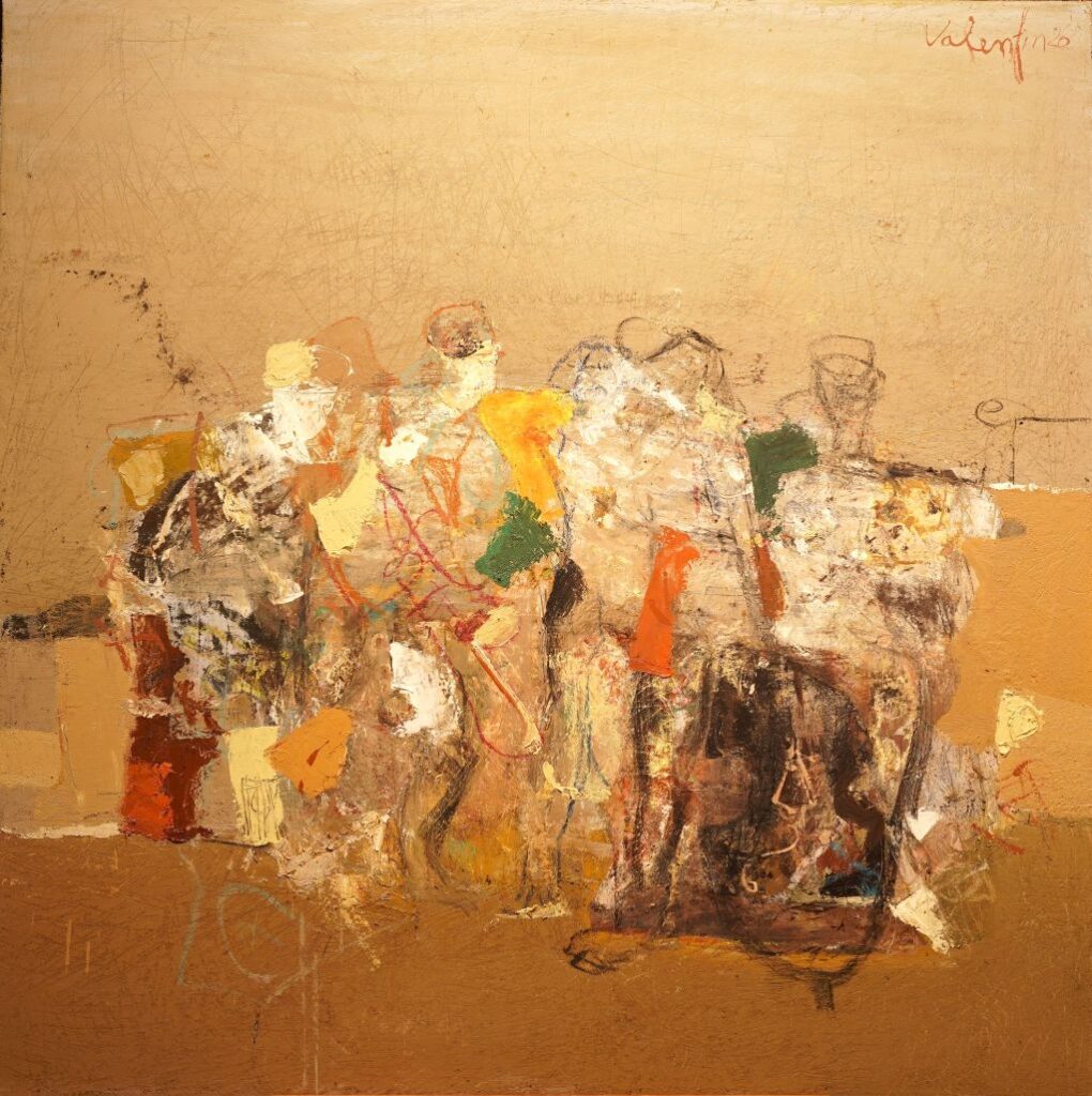 Werk mit dem Titel "Musicans of the Danube II"