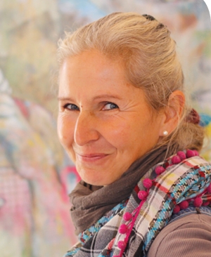 Portrait der deutschen Künstlerin Birgit Lorenz