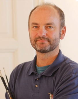 Portrait des österreichischen Malers Christoph Maderthaner