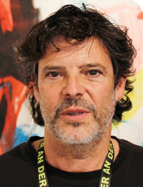 Portrait des spanischen Künstlers Manolo OYONARTE