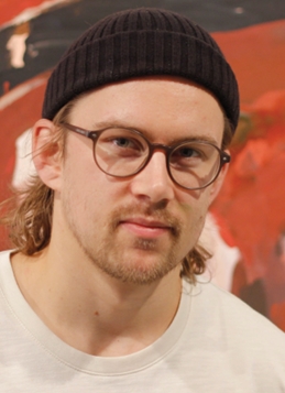 Portrait des schwedischen Künstlers Nathanael Larsson