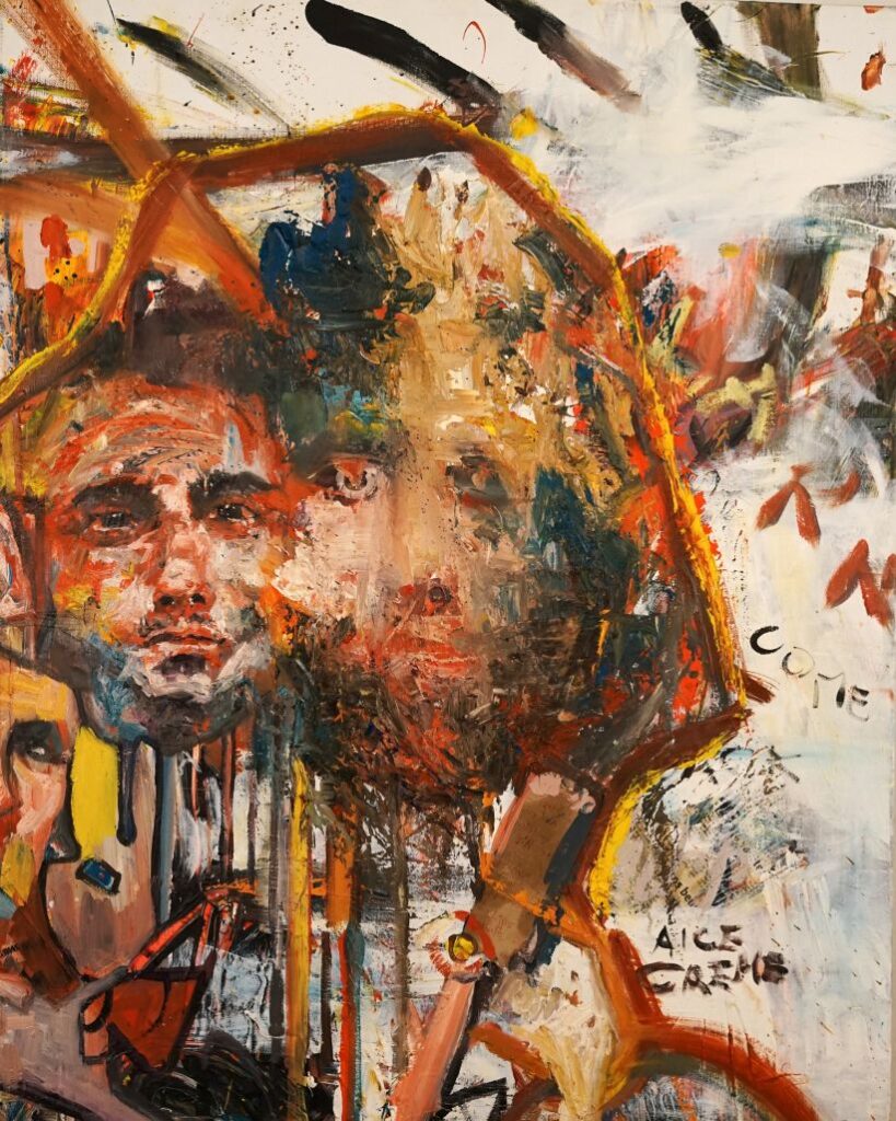 Werk mit dem Titel "A train to Pöchlarn I"