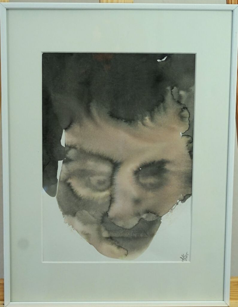 Werk mit dem Titel "Listen to me II"