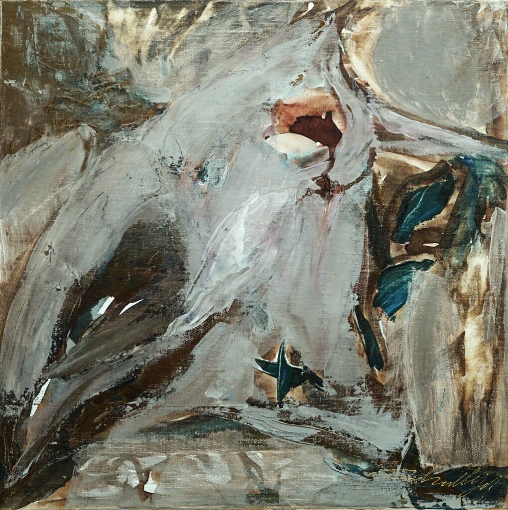 Werk mit dem Titel "Birds leaving"