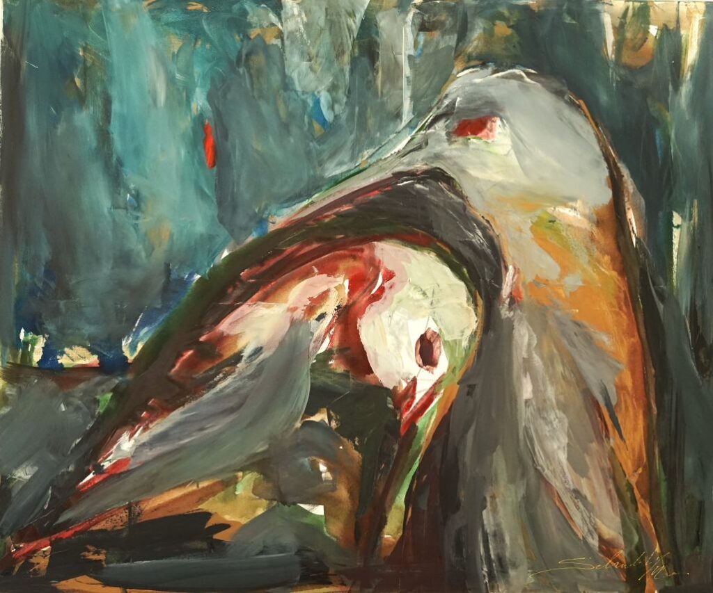 Werk mit dem Titel "Birds for Aculina"