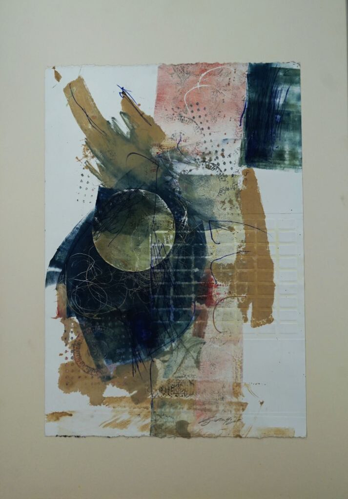 Werk mit dem Titel "Traces of Time"