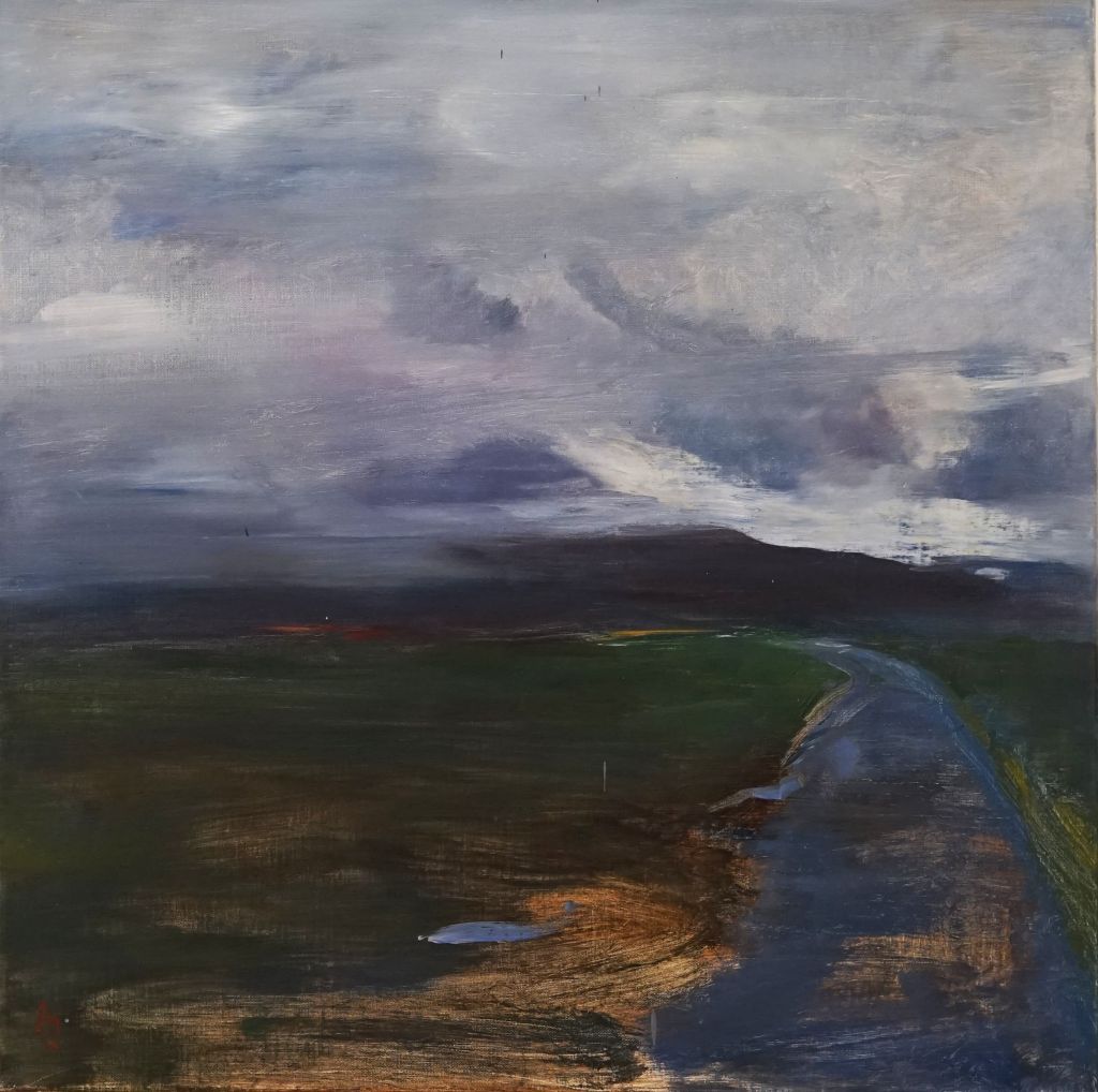 Werk mit dem Titel "Blue road"