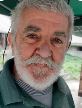 Portrait des serbischen Künstlers Andreja Baćo Vasiljević