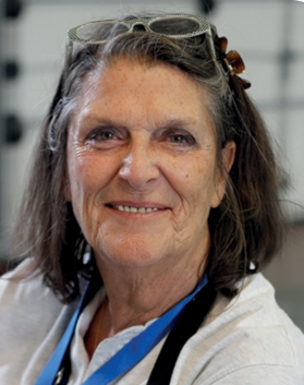 Portrait der Britischen Künstlerin Dianne Kaufman