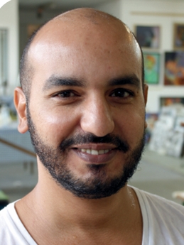 Portrait des Künstlers Hossam DIRAR