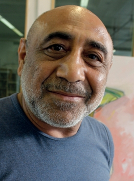 Portrait des serbischen Bildhauers Samuel HALAJ